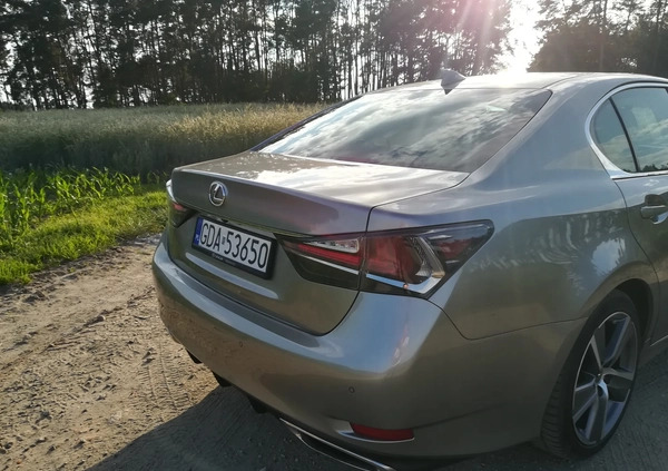 Lexus GS cena 104900 przebieg: 105000, rok produkcji 2017 z Krotoszyn małe 379